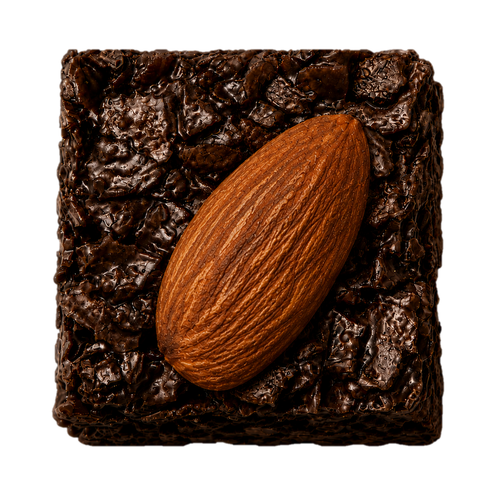 70% Dark Almond Chocolate Crunch Bite