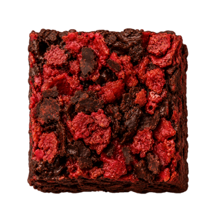 100% Dark Raspberry Chocolate Crunch Bite