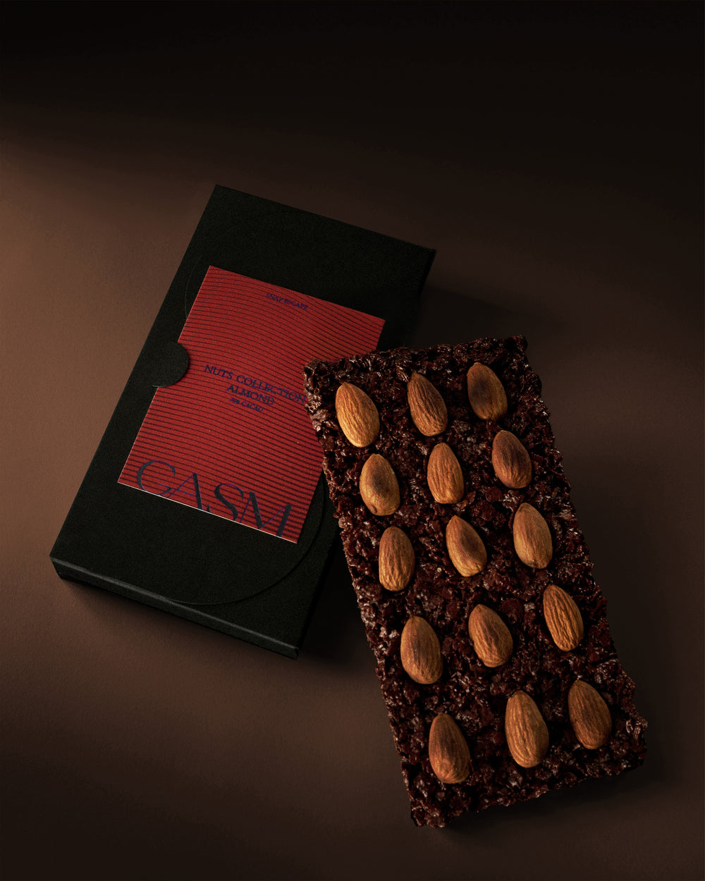 70% Dark Almond Chocolate Crunch Bar