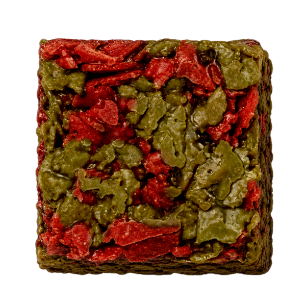 Matcha Raspberry Chocolate Crunch Bite